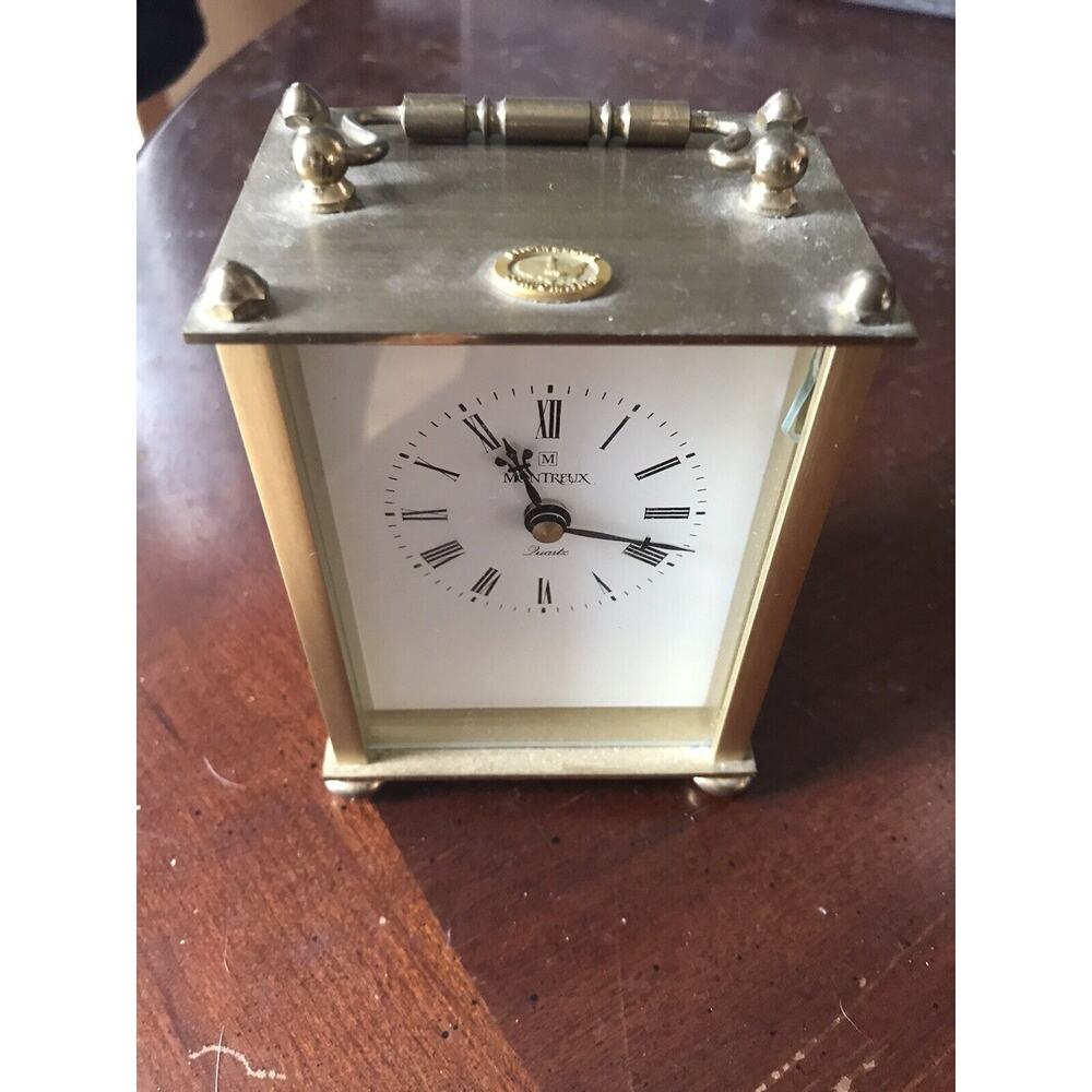 Belden and Blake Carriage Clock German Made Quartz Oilfield See Pic Description